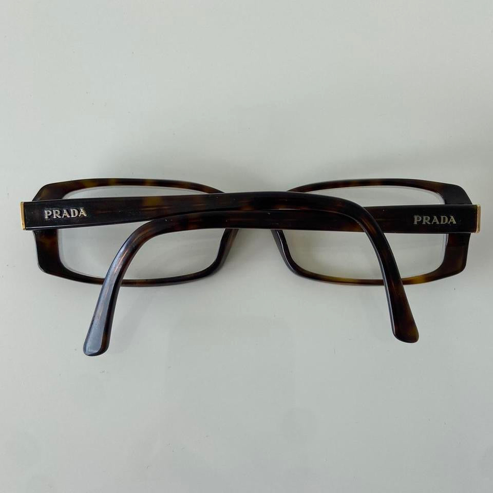 Prada Black Rectangle Eye Glasses