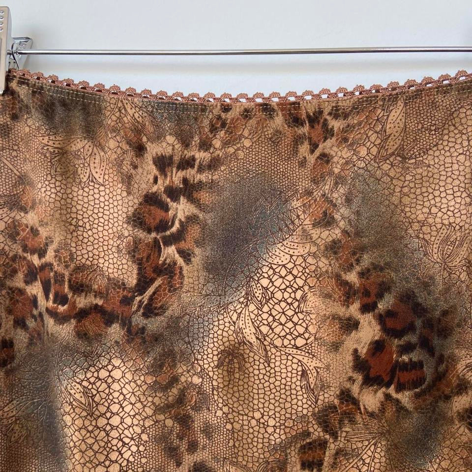 Vintage Leopard Midi Skirt