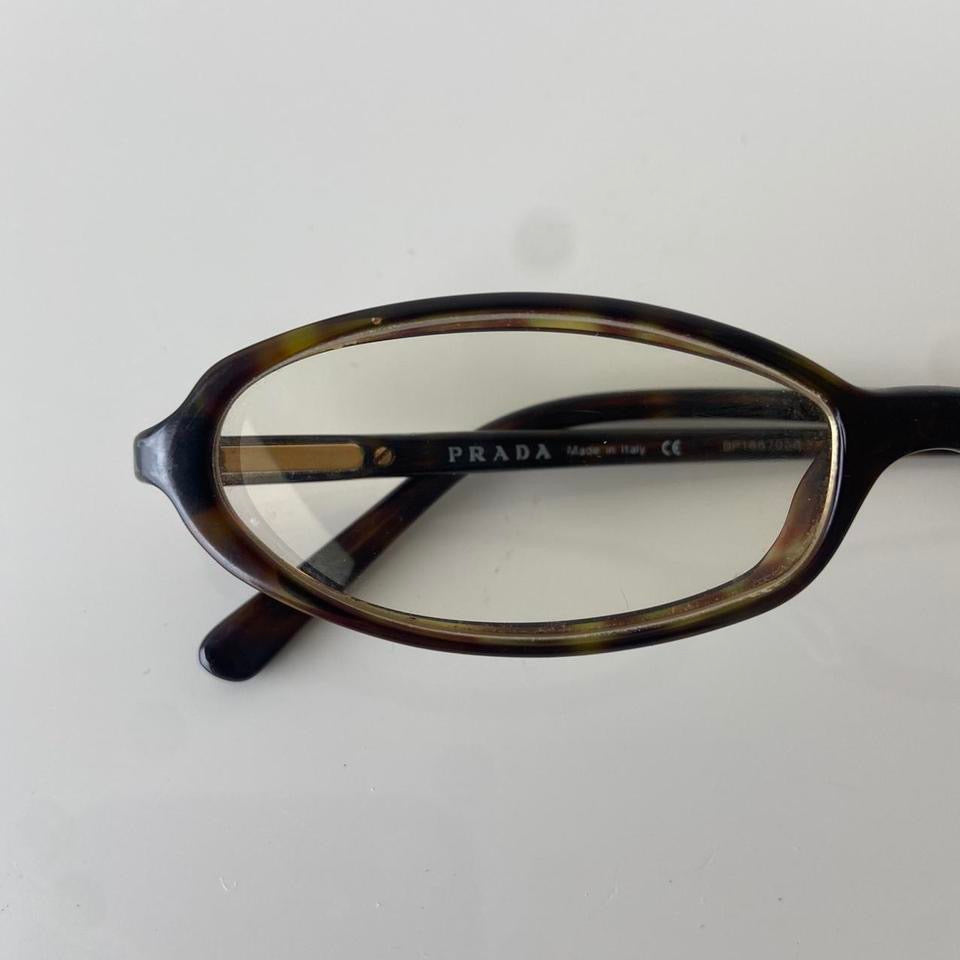 Vintage Brown Oval Glasses