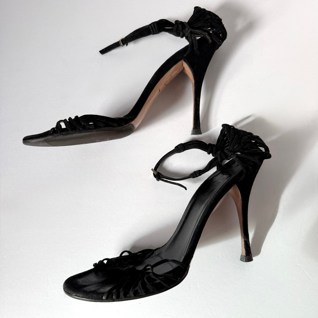 Vintage Gucci Macrame Heels (9)