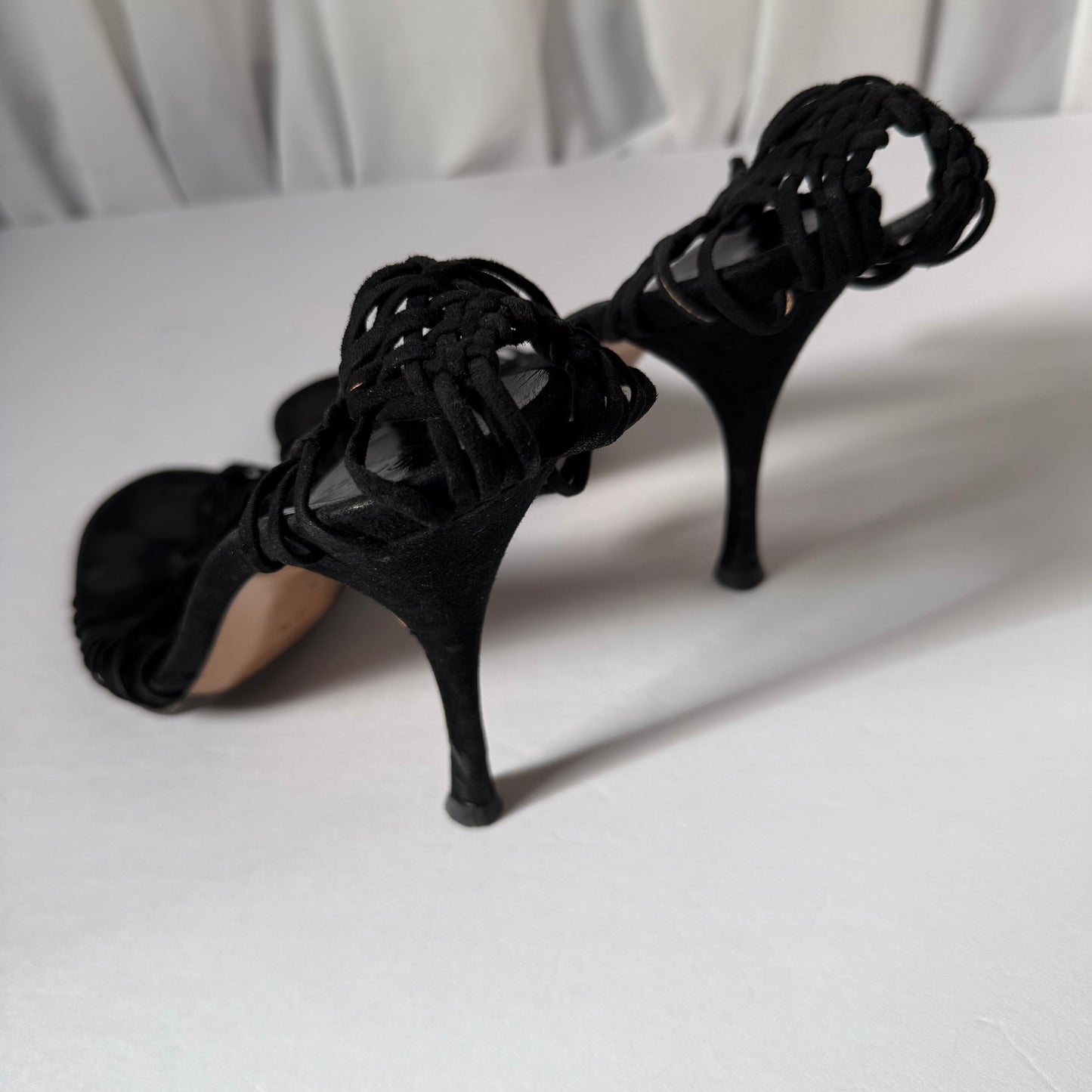 Vintage Gucci Macrame Heels (9)