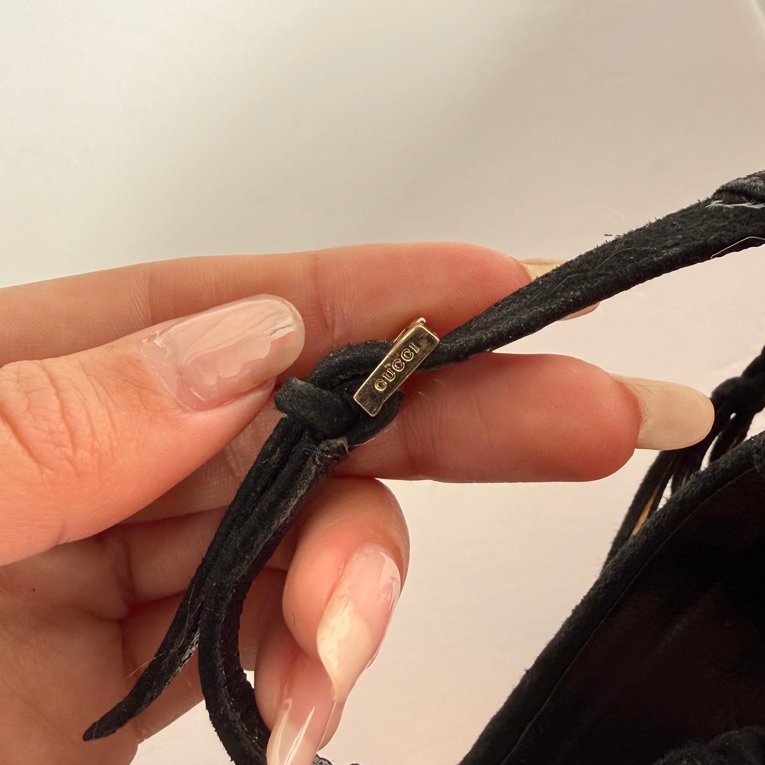 Vintage Gucci Macrame Heels (9)