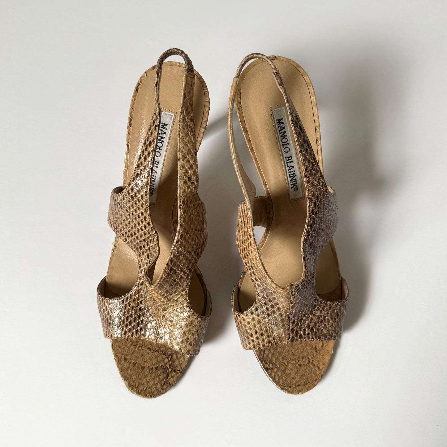 Vintage Manolo Blahnik Sandal Heels (37)