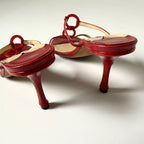 Jimmy Choo Red Sandal Heels (36)