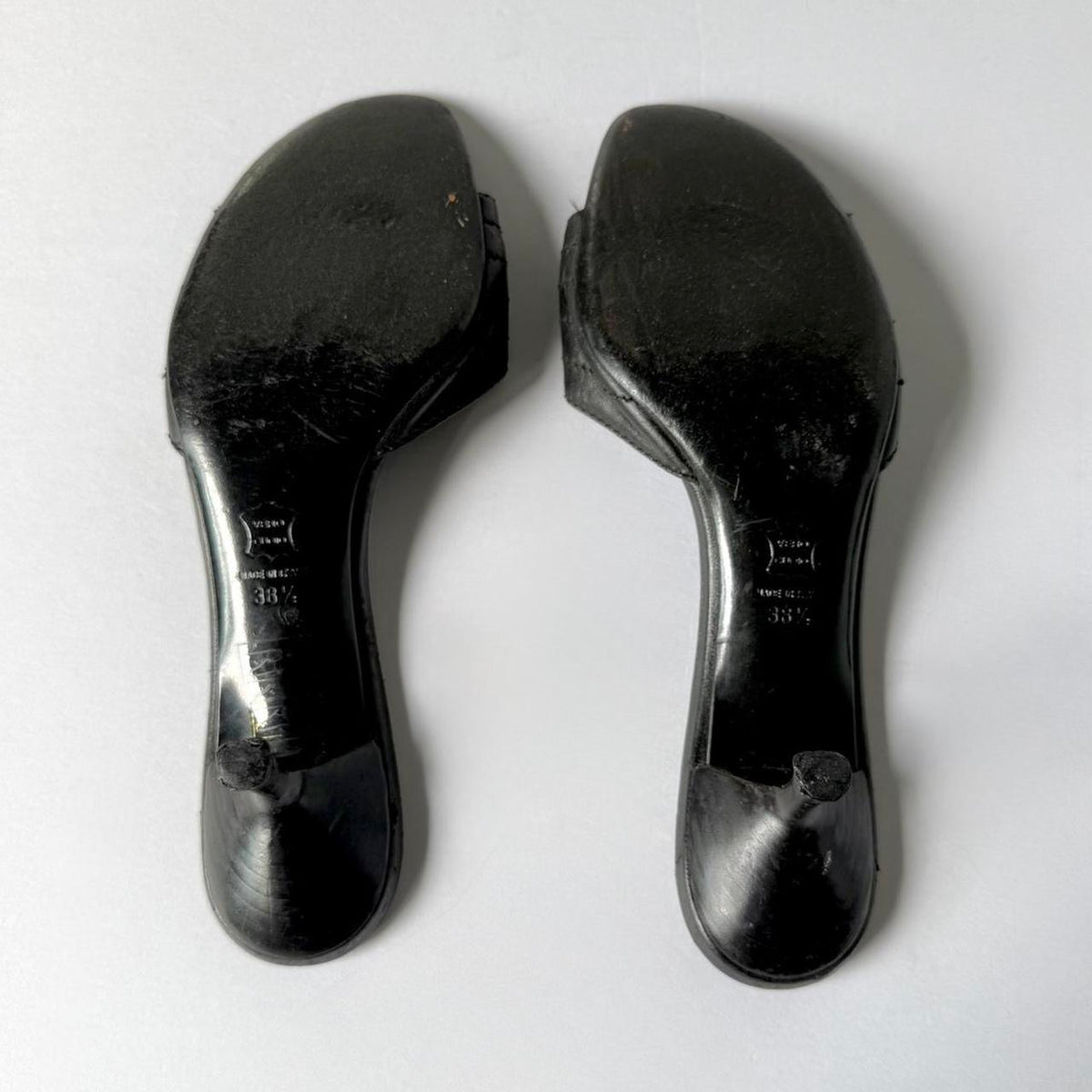 Vintage Moschino Buckle Kitten Heels (38.5)
