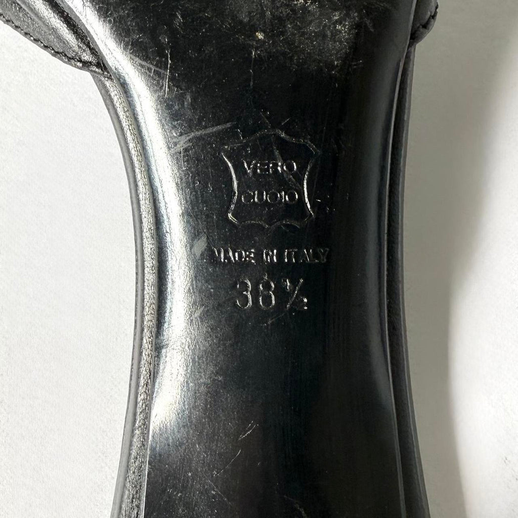 Vintage Moschino Buckle Kitten Heels (38.5)
