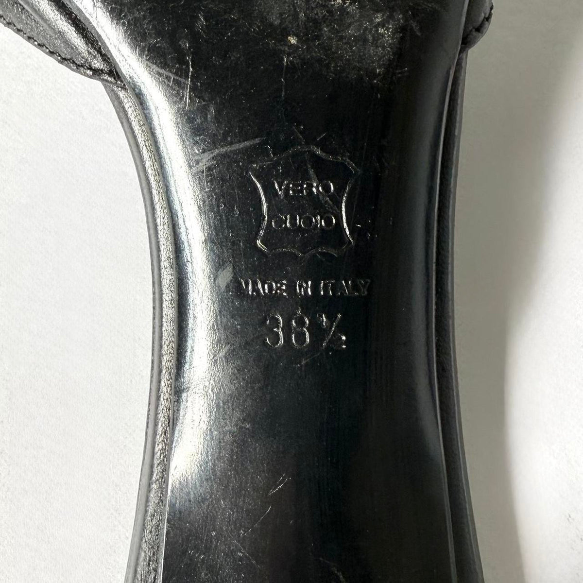 Vintage Moschino Buckle Kitten Heels (38.5)