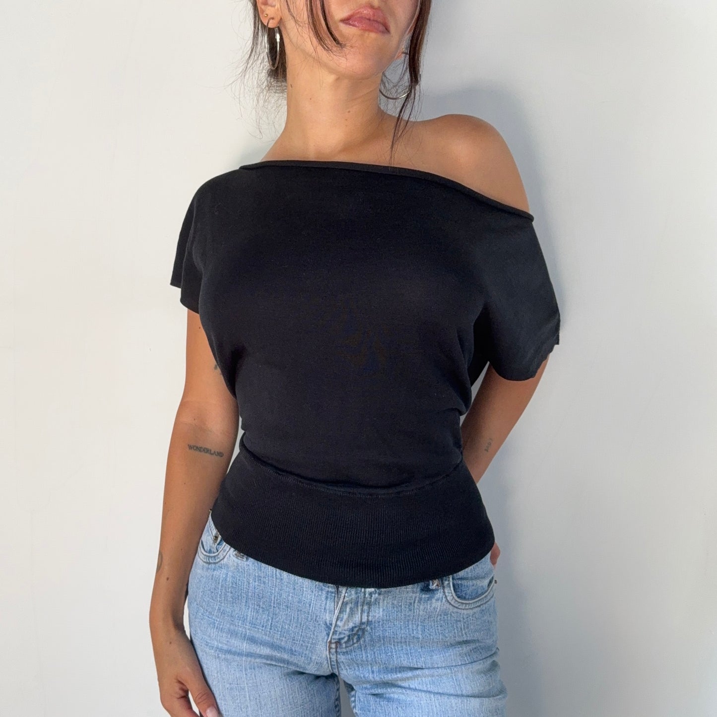 Vivienne Tam Off Shoulder Top