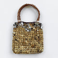 Vintage Beaded Mother Of Pearl Bag