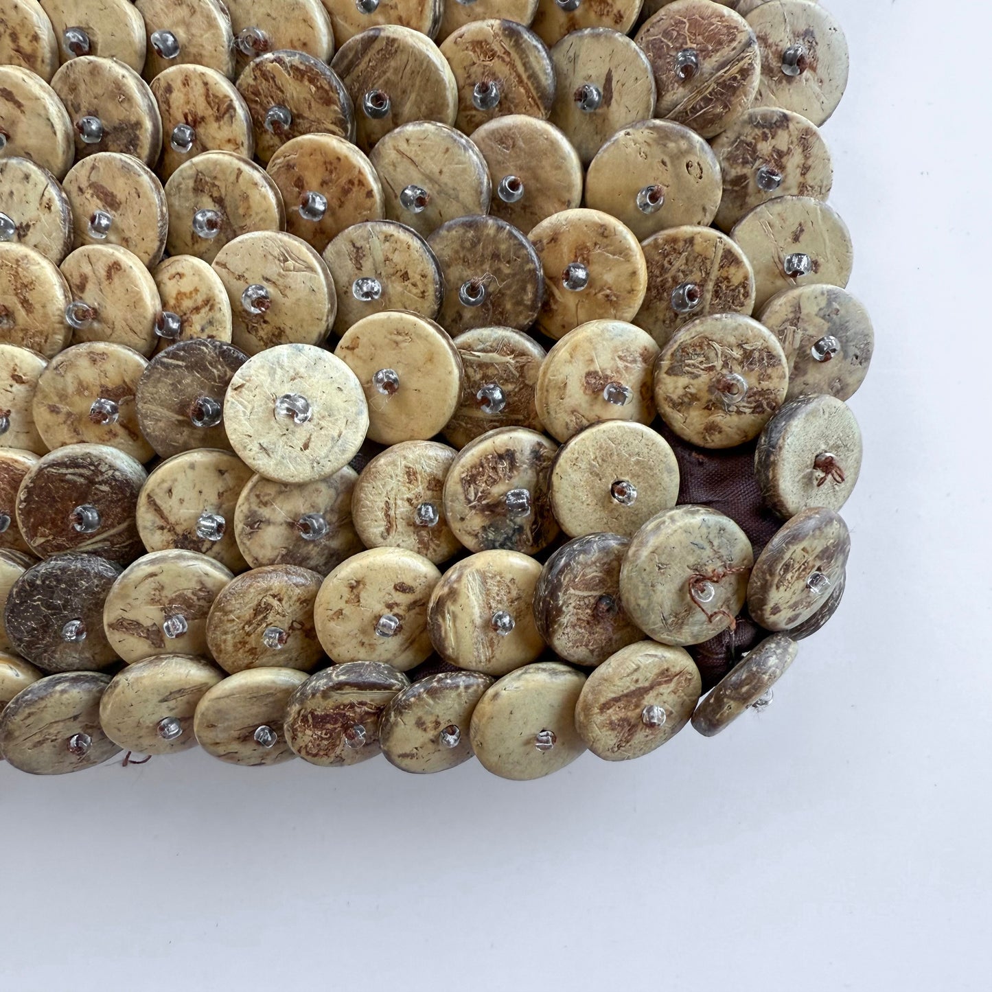 Vintage Beaded Mother Of Pearl Bag