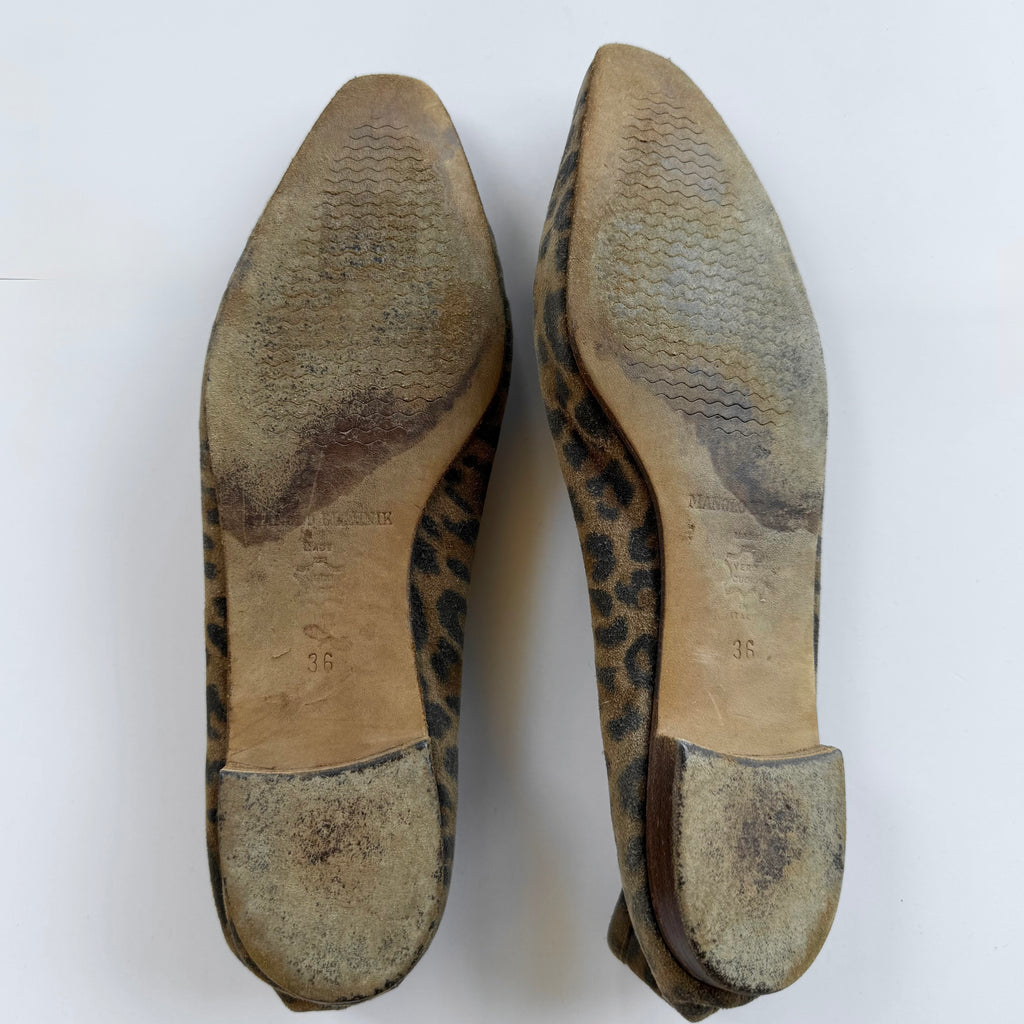 Vintage Manolo Blahnik Ballet Flats