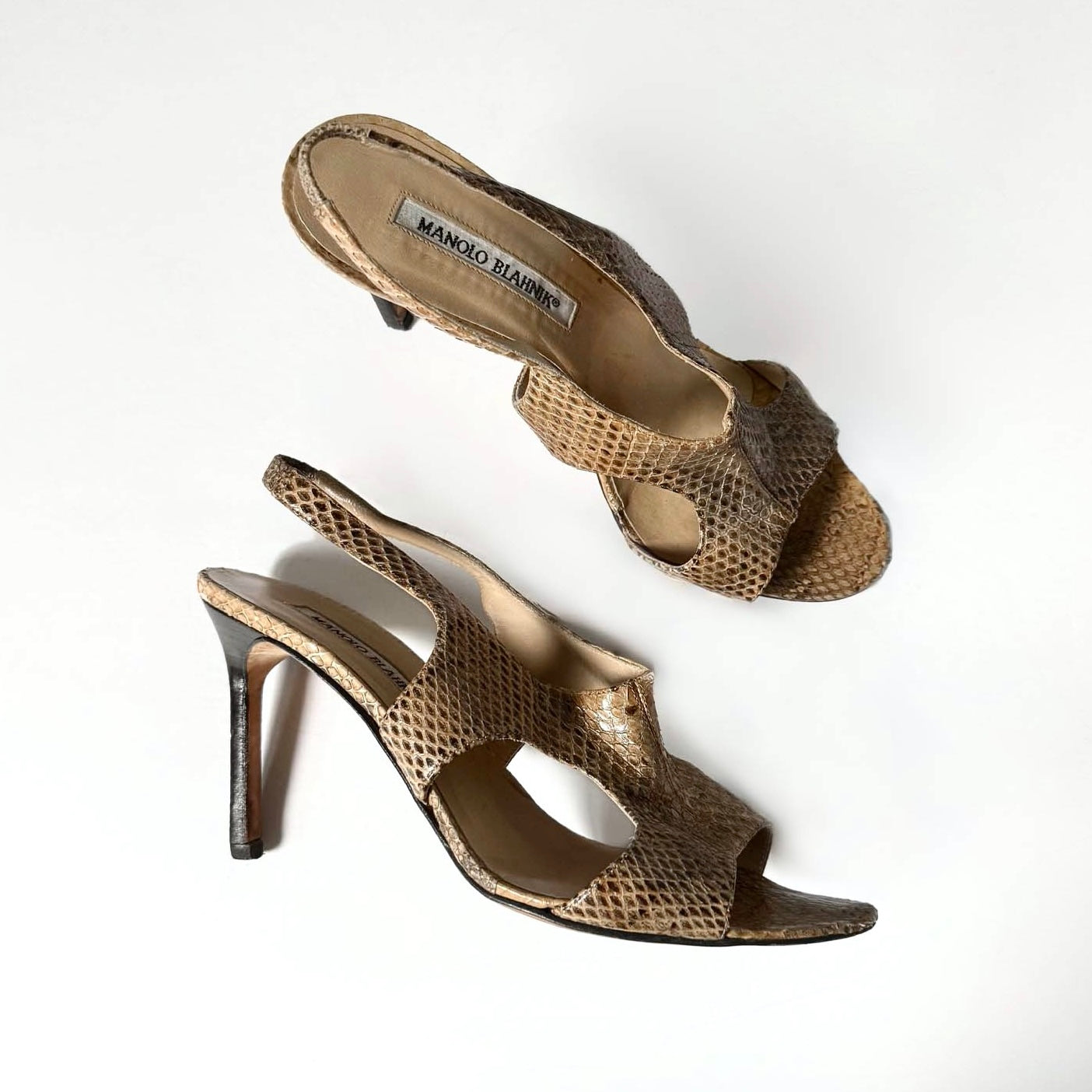 Vintage Manolo Blahnik Sandal Heels (37)