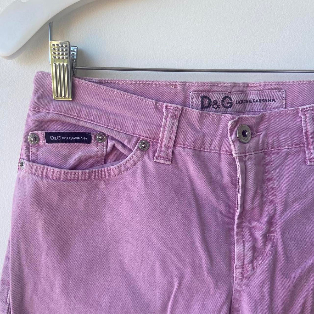 Dolce and Gabbana Pink Capri Pants