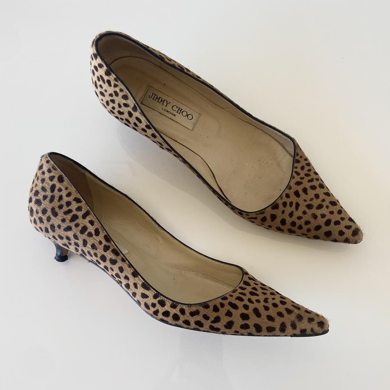 Jimmy Choo Leopard Kitten Heels