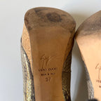 Giuseppe Zanotti Python Cork Platform Heels (37)