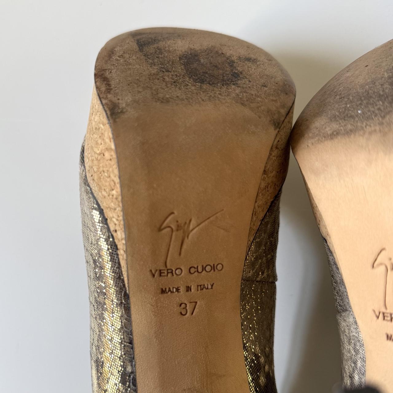 Giuseppe Zanotti Python Cork Platform Heels (37)