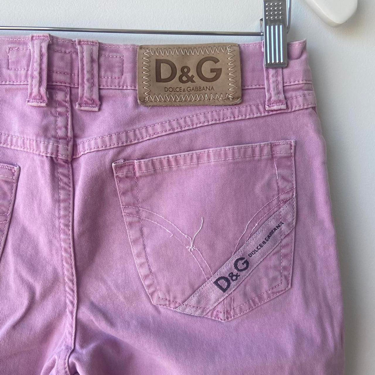 Dolce and Gabbana Pink Capri Pants