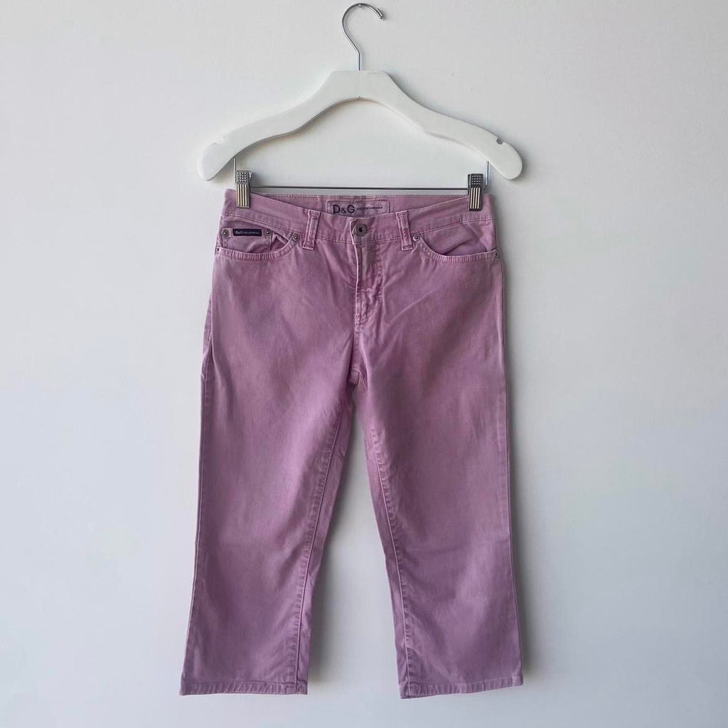 Dolce and Gabbana Pink Capri Pants
