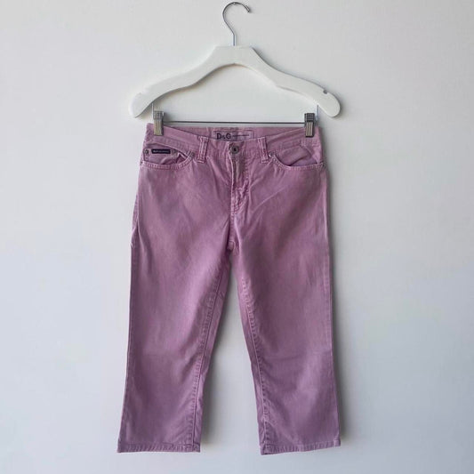 Dolce and Gabbana Pink Capri Pants