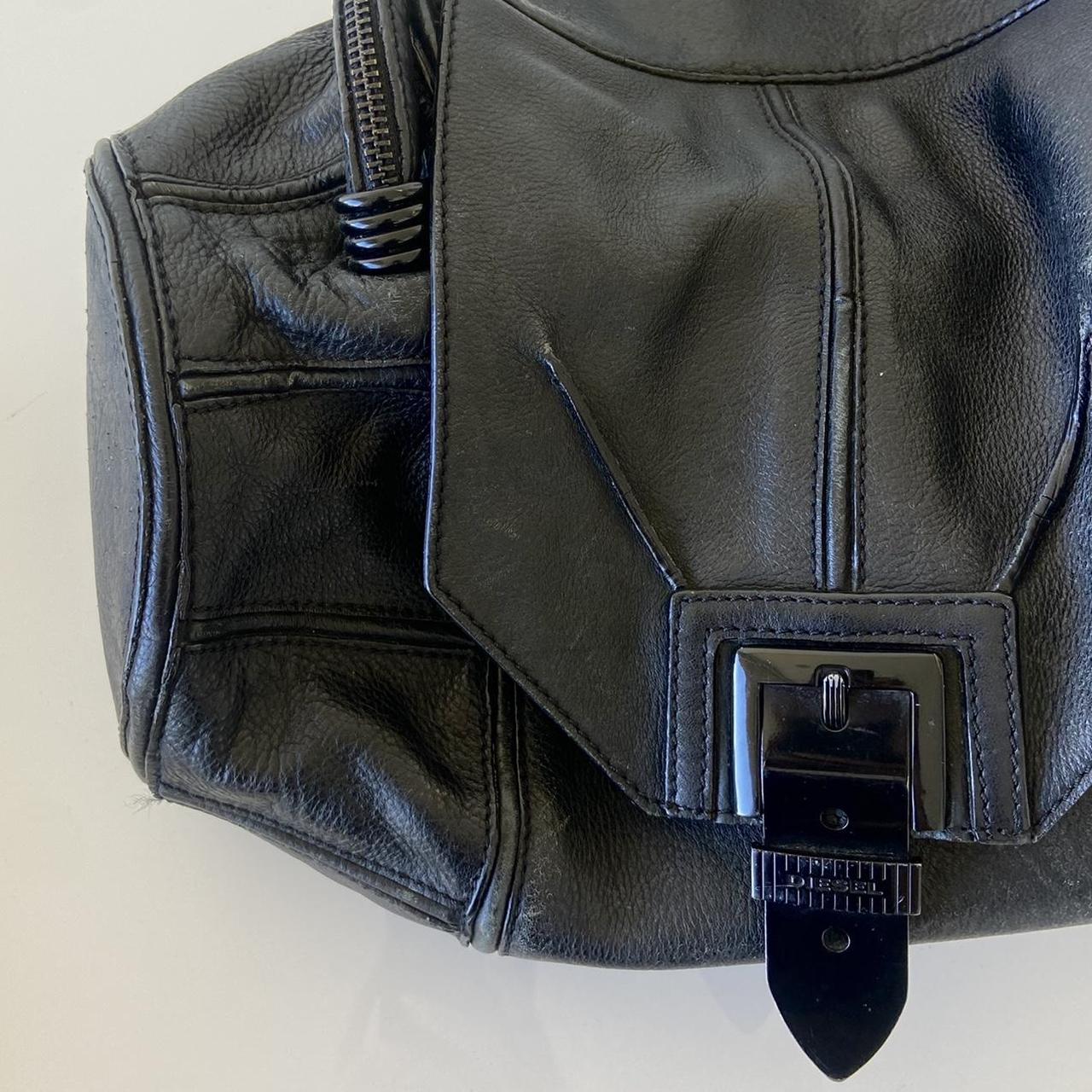 Vintage Diesel Leather Shoulder Bag