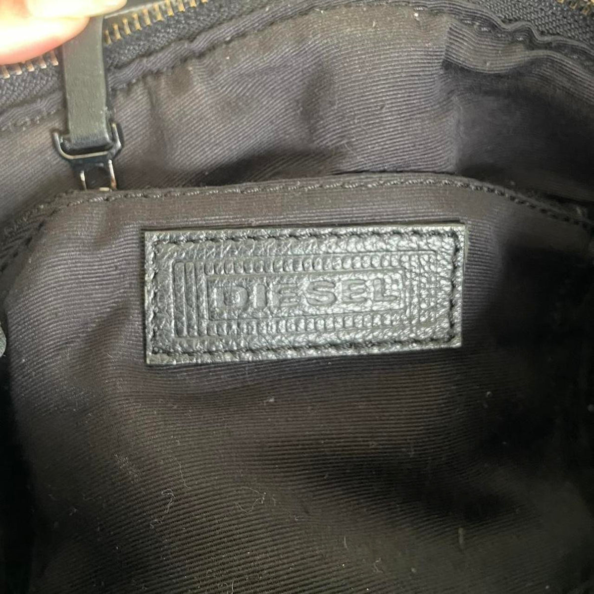 Vintage Diesel Leather Shoulder Bag