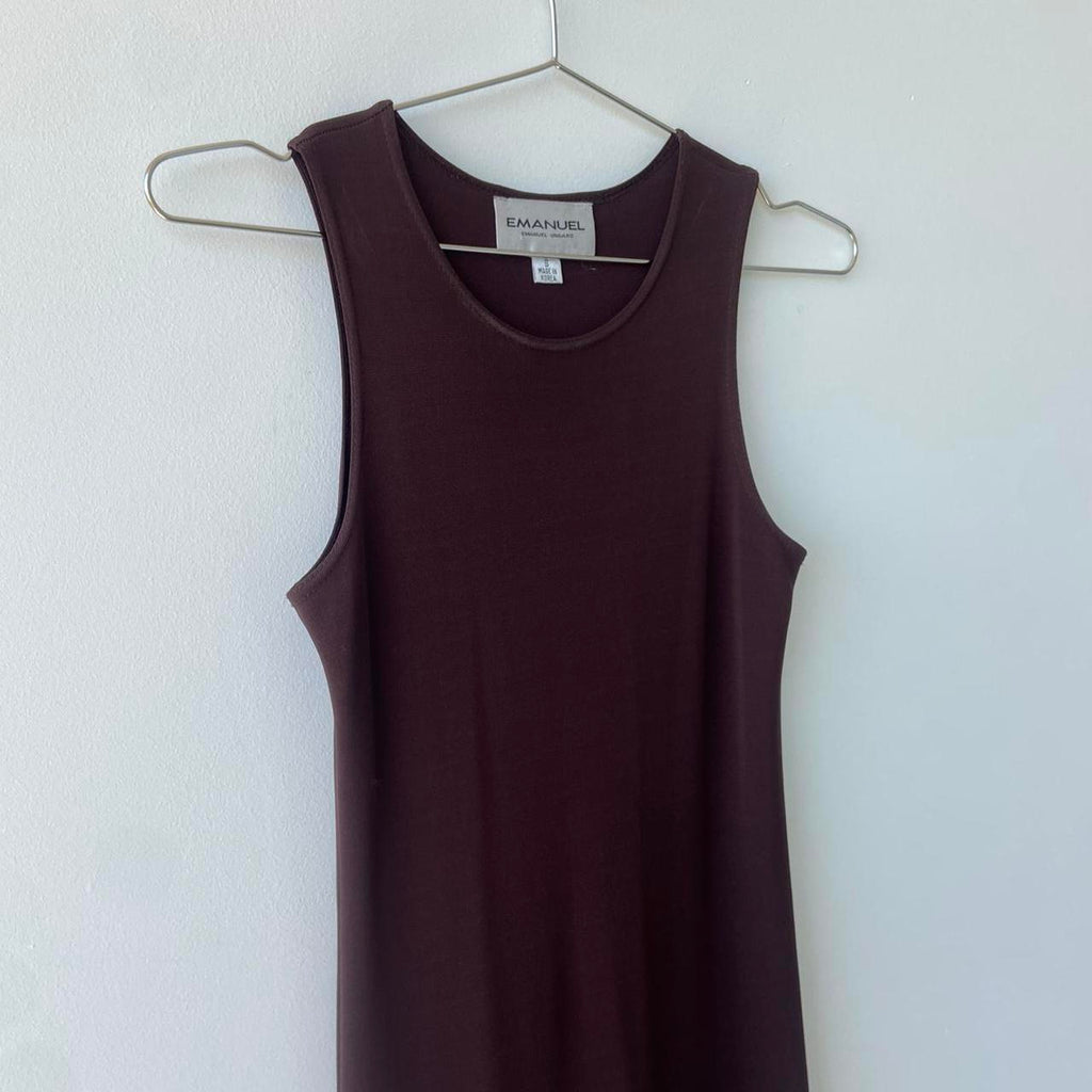 Emanuel Ungaro Brown Long Dress