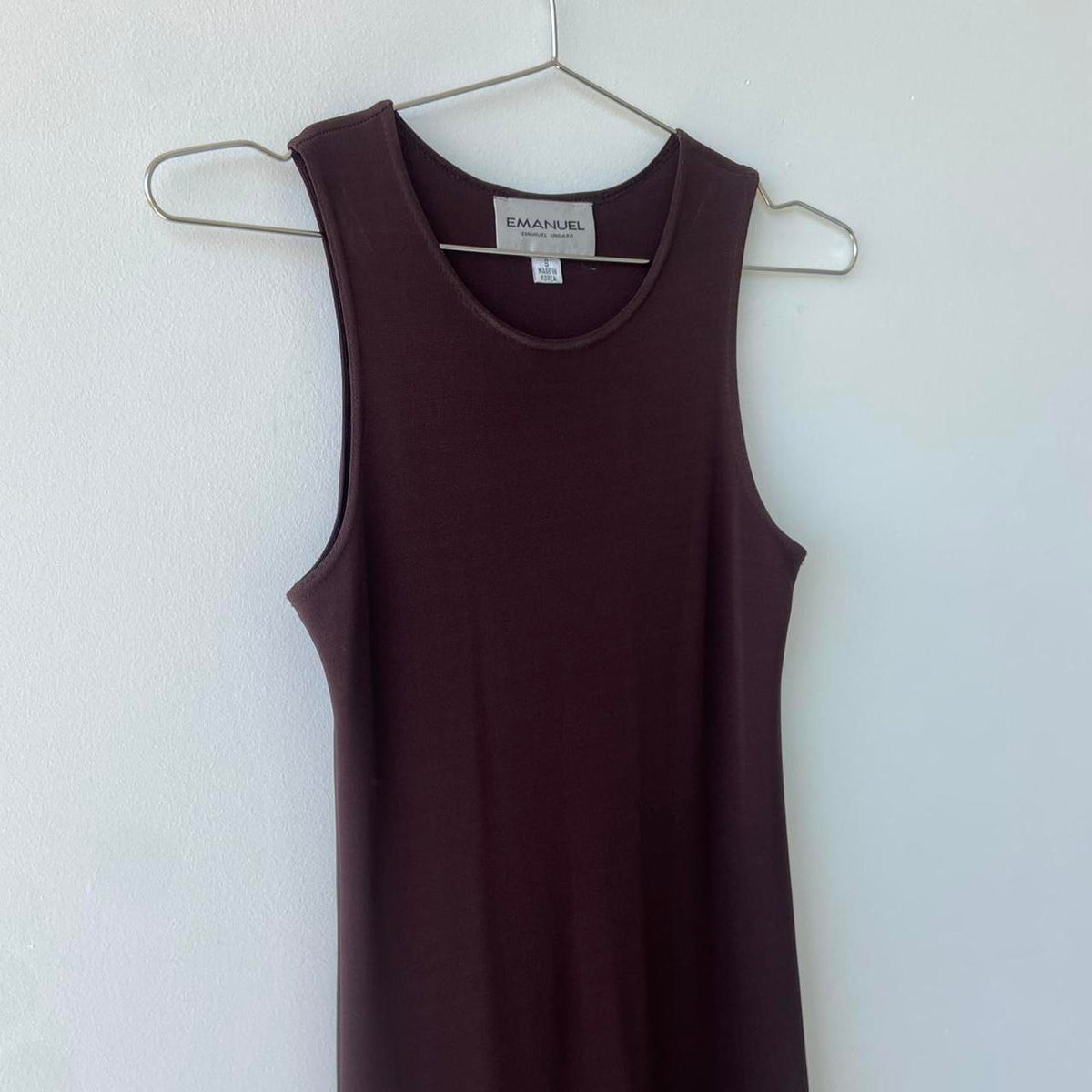 Emanuel Ungaro Brown Long Dress