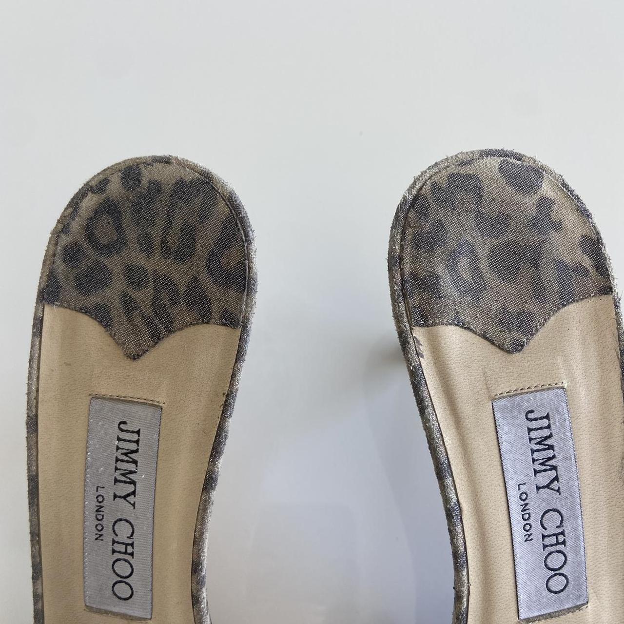 Jimmy Choo Leopard Kitten Heel Sandals