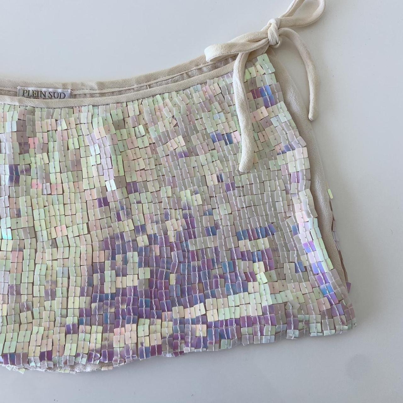 Plein Sud Sequin Wrap Skirt