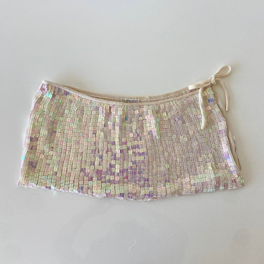 Plein Sud Sequin Wrap Skirt