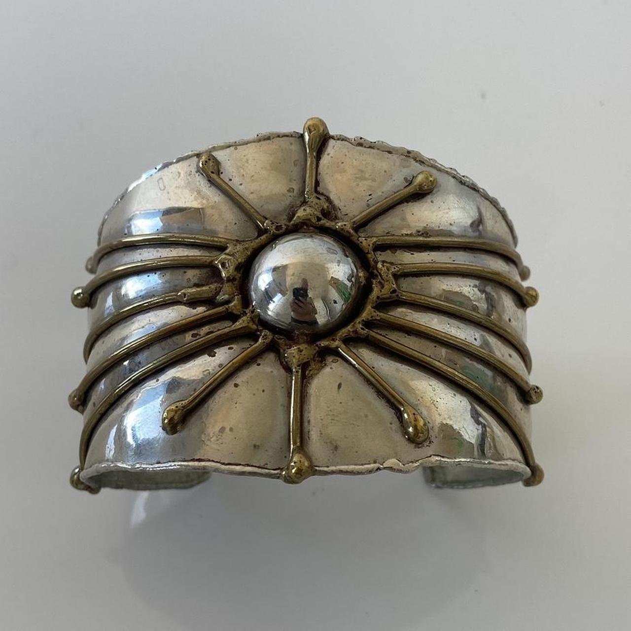 Vintage Sunburst Cuff Bracelet