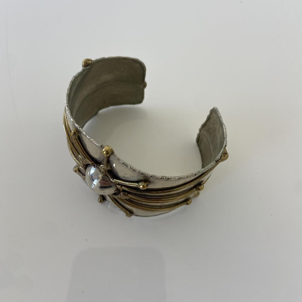 Vintage Sunburst Cuff Bracelet