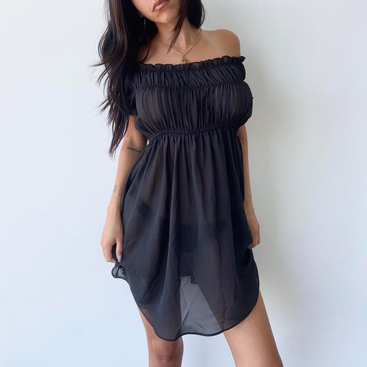 Vintage Sheer Mini Dress